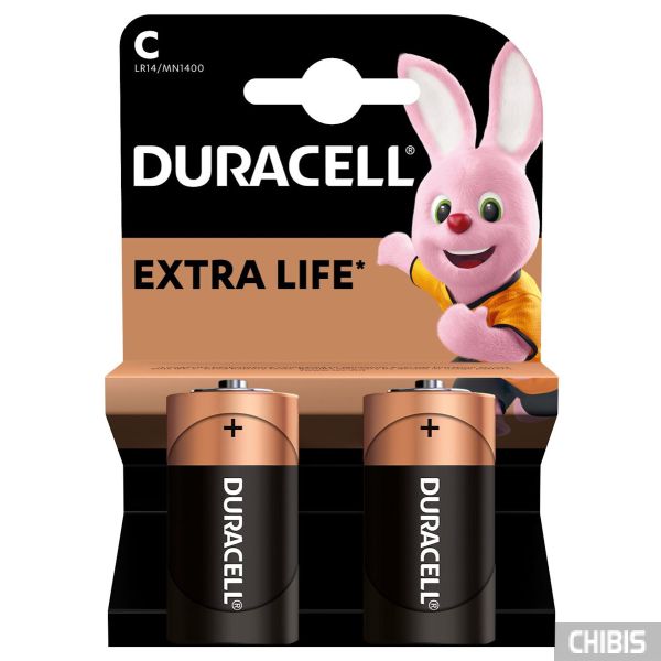 Батарейка C Duracell Basic LR14 1.5V Alkaline 2 шт. 5000394052529