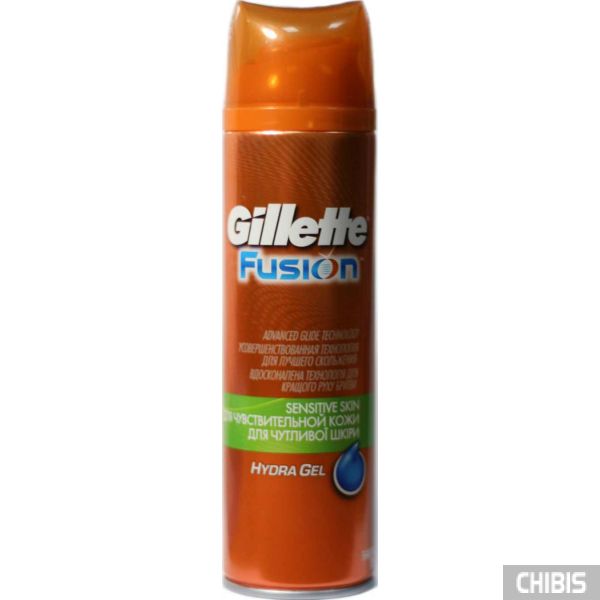Гель для бритья Gillette Fusion HydraGel Sensitive Skin 200 мл. 7702018872749