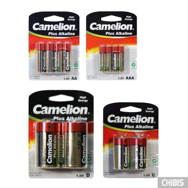 Батарейки Camelion Alkaline 1.5V AA / AAA / LR14 / LR20 и 9V комплект