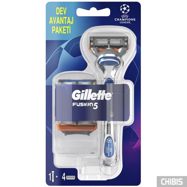 Бритва Gillette Fusion 5 с 4 кассетами 7702018536818