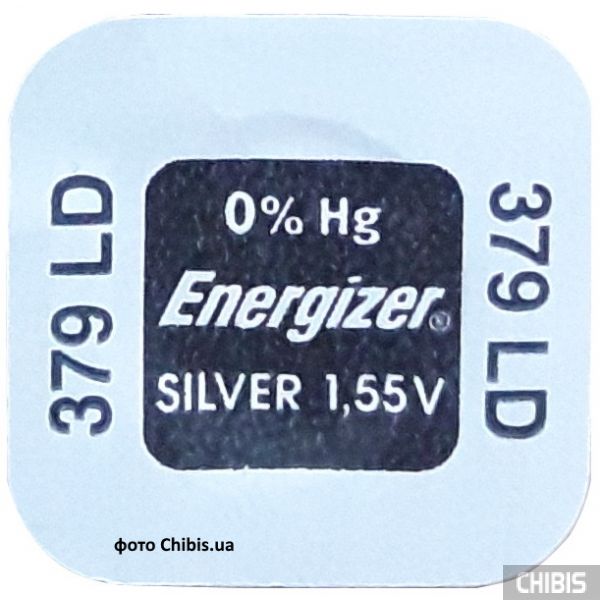 Батарейка 521 (379) Energizer 1.55V Silver Oxide 1 шт.