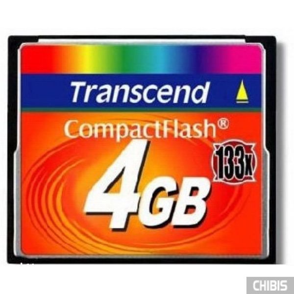 Карта памяти Transcend Compact Flash 133x 4Gb
