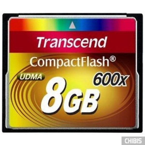 Карта памяти Transcend Compact Flash 600x 8Gb