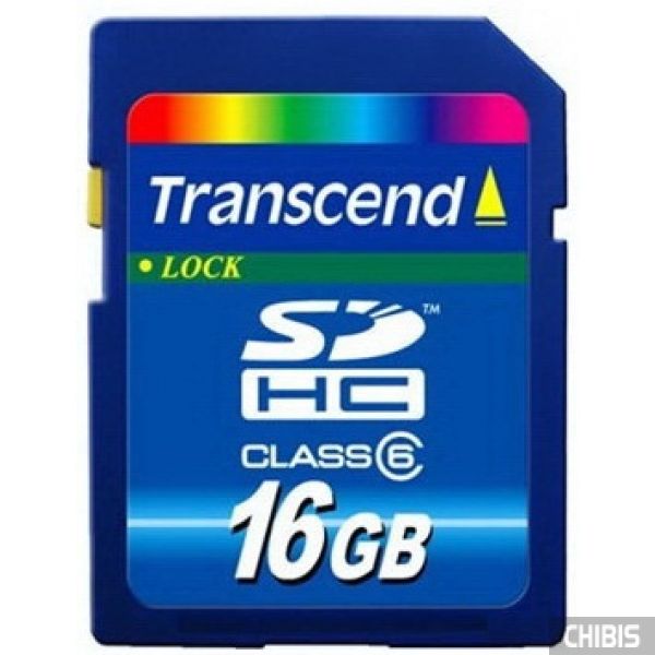 Карта памяти Transcend SDHC Class 6 16Gb + reader