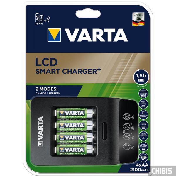 Зарядное устройство АА ААА LCD Smart Plus CHARGER + 4 AA 2100 mAh 57684101441