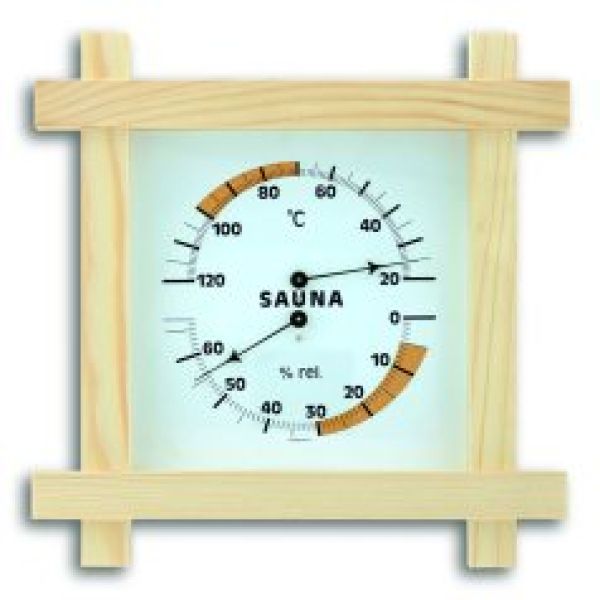 Термогигрометр TFA (401008) для сауны, дерево
