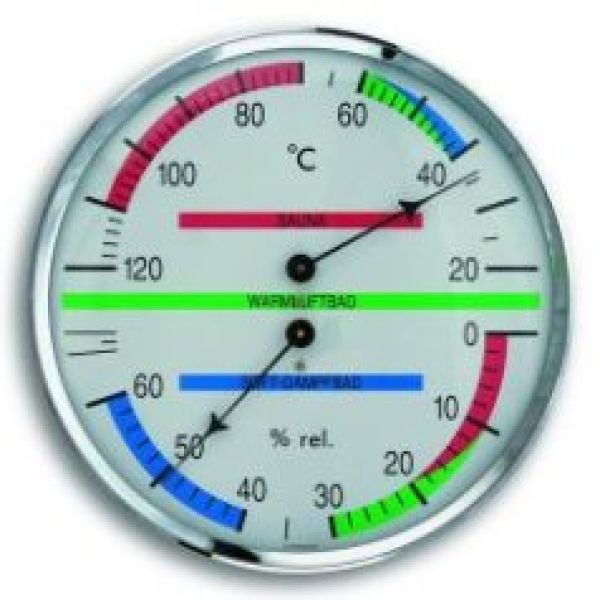 Термогигрометр TFA (401013) для сауны, пластик