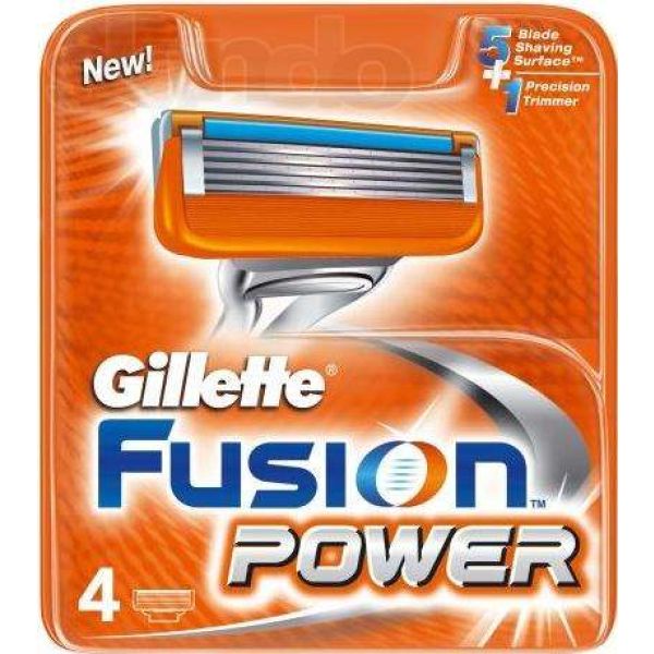 Gillette Fusion Power лезвия для бритвы 4 шт 7702018877591