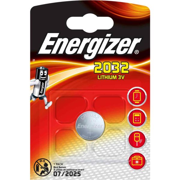 Батарейка 2032 Energizer Lithium 3V 1шт. 