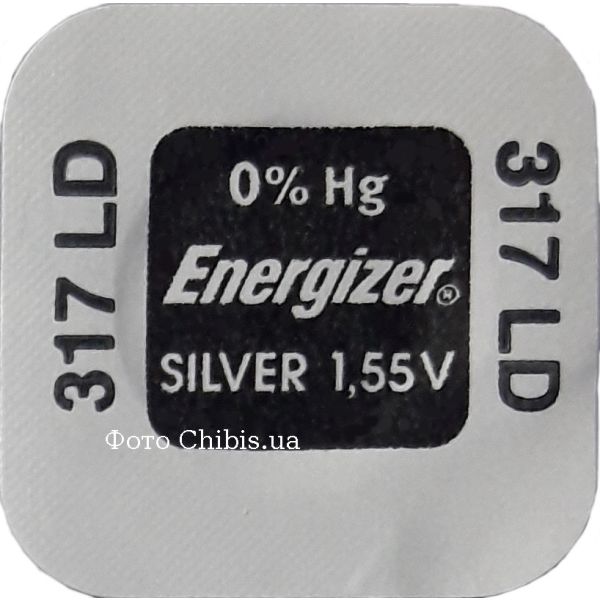 Батарейка 317 Energizer 1.55V Silver