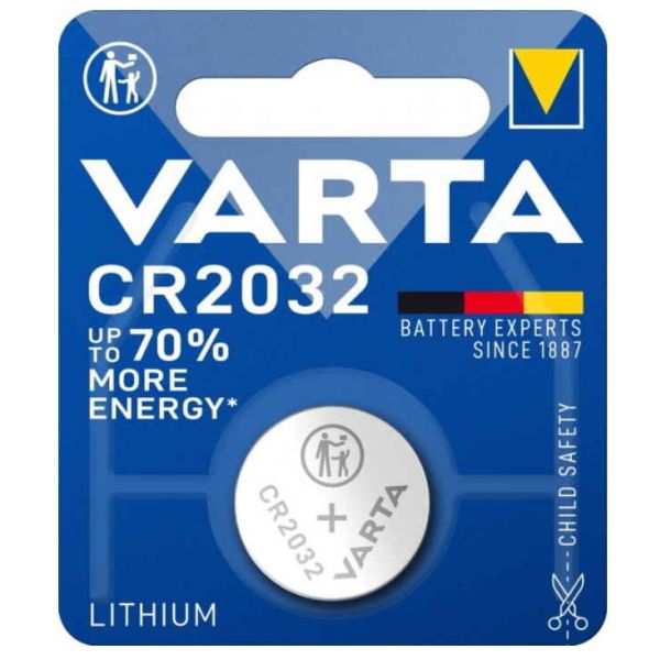 Батарейка CR2032 Varta 3V Литиевая 6032 1 шт.