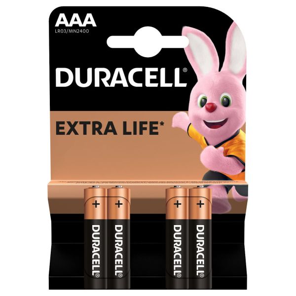 Батарейка Duracell LR03 MN2400 1.5V Alkaline 4 шт.
