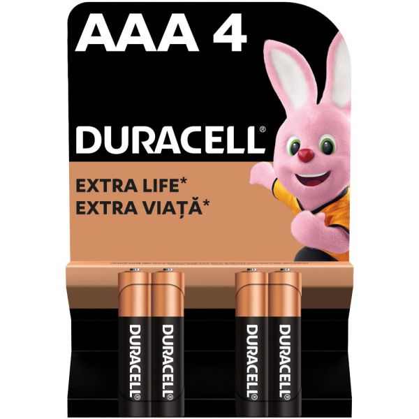 Батарейка Duracell LR03 MN2400 1.5V Alkaline 4 шт.
