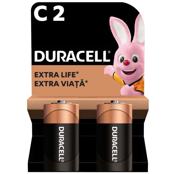 Батарейка C Duracell Basic LR14 1.5V Alkaline 2 шт. 5000394052529