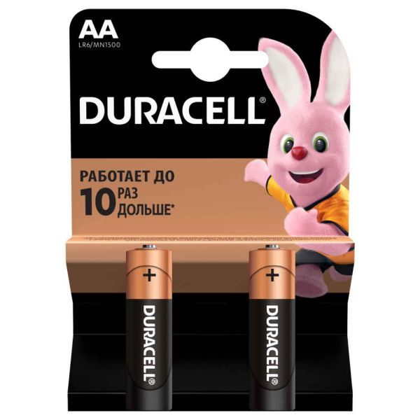 Батарейка Duracell LR06 MN1500 1.5V alkaline 2 шт