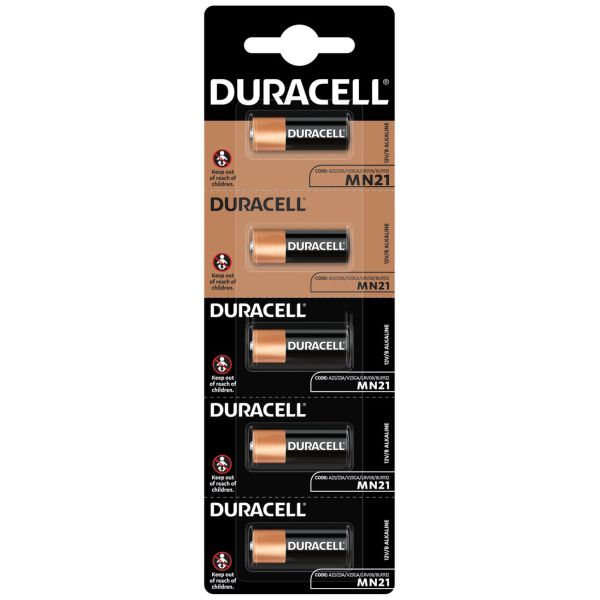 Батарейка Duracell MN21 alkaline 12V 5 шт.