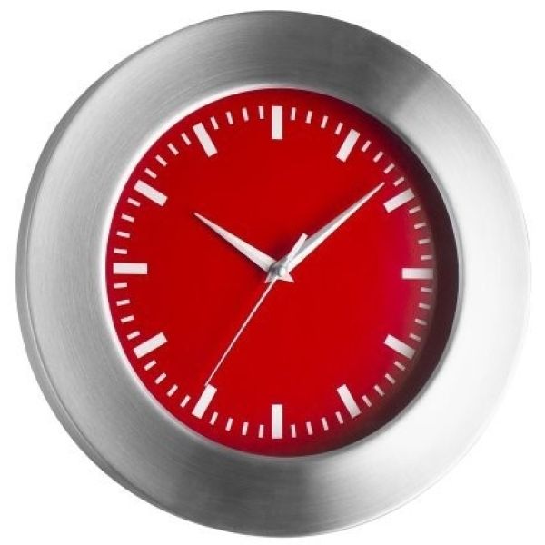 Часы настенные TFA (98104805) красный циферблат
