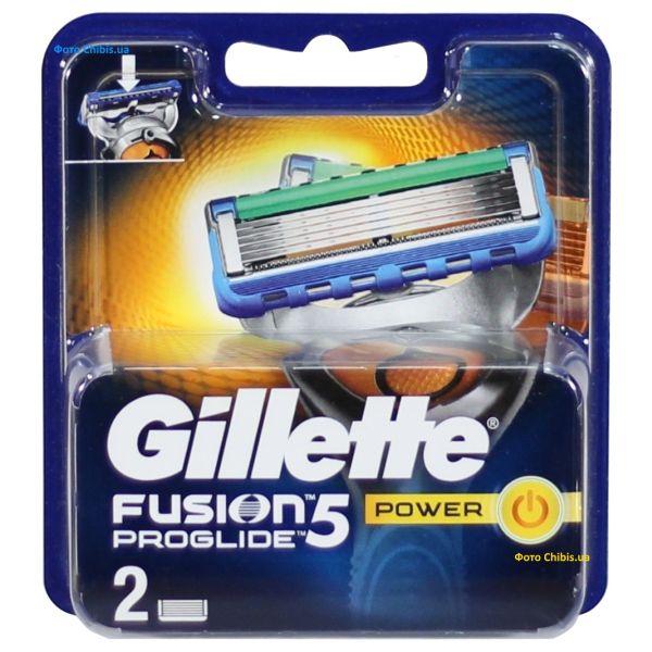 Gillette Fusion ProGlide Power лезвия для станка 2 шт 7702018085927