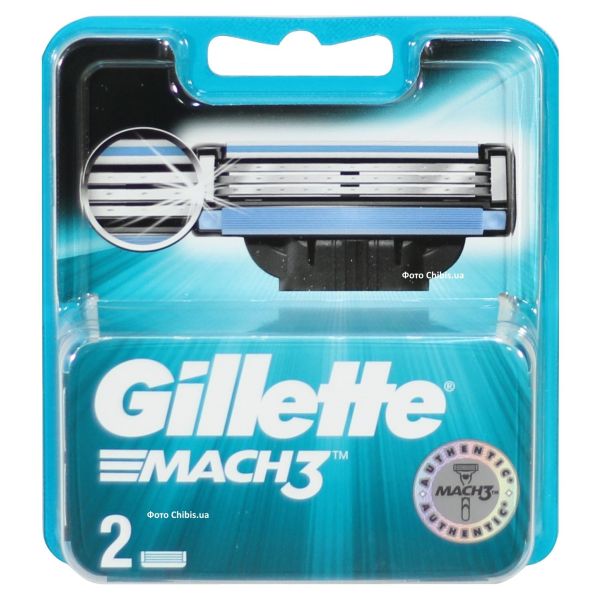 Кассеты Gillette Mach3 для станка 2 шт. 