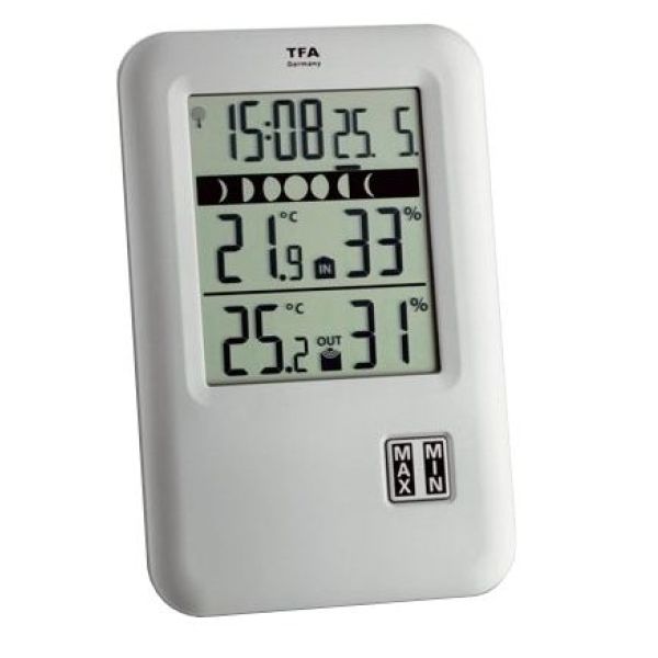 Термогигрометр TFA "Neo Start" (303044.IT), 127х82х21 мм
