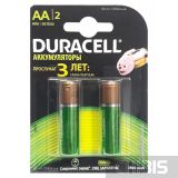 Аккумуляторные батарейки АА Duracell 1300 mAh R6, Ni-Mh, 1.2V 2 шт. 5000394039186