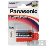 Батарейка ААА Panasonic Everyday Power LR03 1.5V Alkaline блистер 2/2 шт