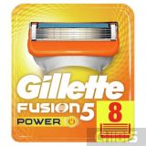 Gillette Fusion Power лезвия для бритвы  8 шт 7702018877621