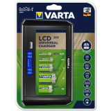 Зарядное устройство АА ААА D C 9V Varta LCD Universal Charger 57678101401