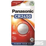 Батарейка CR 2450 Panasonic 3V Литиевая