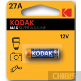 Батарейка Kodak A27-MN27 12V Alkaline 1 шт