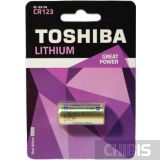Батарейка CR 123 Toshiba Lithium 3V