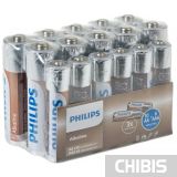 Батарейки Philips Entry Alkaline 1.5V комплект из 10 шт АА + 6 шт ААА