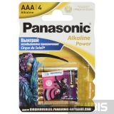 Батарейка ААА Panasonic Alkaline Power LR03 1.5V Cirque du Soleil блистер 4/4 шт.