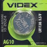 Батарейка Videx LR1130 Alkaline 1.5V