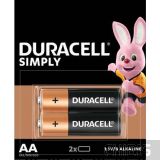 Батарейка AA Duracell Basic LR06, 1.5V, Alkaline 12 шт. отрывная упаковка
