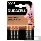 Батарейка Duracell LR03 MN2400 Alkaline Basic 5 шт. (Батарейка)