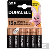 Батарейка Duracell LR06 MN1500 1.5V alkaline 6 шт