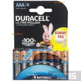 Duracell Ultra Power AAA LR03 1.5V Alkaline 8 шт.