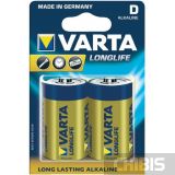 Батарейка Varta D Longlife Extra (LR20, 1.5V, Alkaline Щелочная) 04120101412 1/2 шт