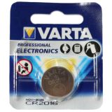 Батарейка CR 2016 Varta Professional Electronics 3V Литиевая 06016101401 1 шт