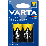 батарейка c Varta Superlife 1.5V Цинково-угольная 2 шт. блистер