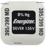 Батарейка SR927W / 395 / 399 Energizer 1.55V Silver Oxide 1 шт.