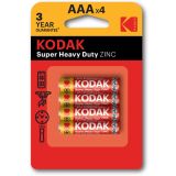 Kodak 1.5V Super Heavy Duty Zinc 4 шт.