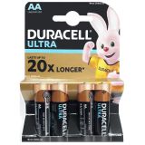 Батарейка АА Duracell Ultra LR06 1.5V Alkaline 4 шт