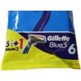 Набор из 5 станков Gillette 2 видна надпись + 1 станок Gillette Blue3